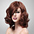  Capless 100% human Hair Medium Long Curly Hair Wig