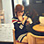  Fashion V-neck Stripes Long Sleeve Knitwear