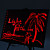  3.6W Black LED Lighted Writable Menu Board Multi-colored (28 Light Modes / Marker Included / Easel not Included)