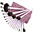  gloednieuwe 21pcs professionele make-up borstel set set