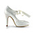  bel tacco stiletto in raso chiuso tep / pompe con bordare party / scarpe da sera (più colori)