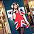  Fashion England Flag Print Knitwear