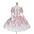  Met lange mouwen knie-lengte Roze Terylene Sweet Lolita Dress