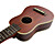  mahogni sopran ukulele med gig taske / rem