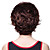  Capless Brown Elegant Short Wig of High Quality