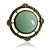  Charming Alloy Round Imitation Gem Stone Alloy Ring