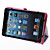  Textile Strip Pattern Case with Stand for iPad Mini