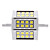  R7S 5W 24x5050 SMD 300-360LM 6000-6500K Natural White Light LED Corn Bulb (85-265V)