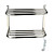  80W Wall Mount Mirror Finish Circular Tube Towel Warmmer Drying Rack