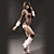  Sexy Kitten Leopard Leotard Halloween Costume(2Pieces)
