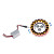  3x1W 240-260LM 3000-3500K Warm Wit Licht Roze Diamonds Crystal LED plafond lamp (85-265V)
