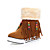  Gorgeous Suede Platform Ankle Boots With Tassel Back to School Shoes (More Colors)