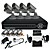  4 Outdoor Day Night CCTV Home Video Surveillance Security Camera Kit(H.264,IR 15m)