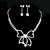  Gorgeous Alloy With Rhinestone / Imitation Pearl Women's Jewelry Set Including Necklace, Earrings