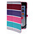  Textile Strip Pattern Case with Stand for iPad Mini