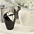  la sposa e lo sposo in ceramica sale e pepe matrimonio agitatori favore (set di 2)