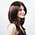  Capless Extra Long Synthetic Chocolate Brown Straight Hair Wig