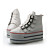  Classic Canvas Platform Ankle Boots With Buckle Graduation Shoes (More Colors)