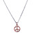  Titanium With Peace Unisex Necklaces (More Colors)