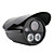  Double LED Lamps 700TVL IR Bullet Security Camera - Black