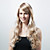 Capless extra langen synthetischen Goldblond mit Licht blonde lockige Haare Perücke