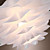  60W Floral Pendant Light in Petal Featured Shade