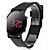  Coppia di orologi LED (rosso), sportivi - Bianco e Nero