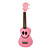  Smile - (Pink) Contrachapado Ukulele Soprano Basswood con Gig Bag y Selecciones