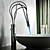  Contemporary Chrome Finish Single Handle LED Bathroom Sink Faucet(Tall)