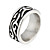  Unique Stainless with Religious Pattern Steel Ring