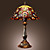 Tiffany-style Floral Bronze Finish Table Lamp(0923-TF1)