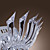  5 - Light Crystal Semi Flush Mount with Remote Control (G4 Bulb Base)