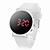  Coppia di orologi LED (rosso), sportivi - Bianco e Nero