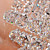  Artistic 6 - Light Crystal Pendant Lights with Glass Shade