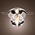  K9 Crystal Ball Mini Flush Mount - Half Dozen A Set