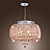  Artistic 6 - Light Crystal Pendant Lights with Glass Shade