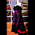  Cosplay Costume Inspired by Vocaloid 2 Megurine Luka Black Dress
