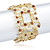  Elegant Women's Alloy Quartz Movement Glass Square Shape Dress Watch