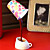  DIY Pouring Coffee Design White Light LED Table Lamp (USB/3xAAA)