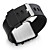  Reloj Pulsera de 29 LED en Silicona (Negro)