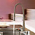  Contemporary Brass Kitchen Faucet - Nickel Brushed Finish