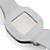  Quartz Uhr mit Silikon Armband (Weiß)