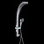  Rotatable Wall Mount Widespread Painting Finish Shower Panel Faucet with A Grade ABS Hand Shower