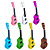  ukelele soprano basswood con cadenas / picos (multi-color)