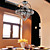  LONDONDERRY - Lampadario in cristallo con 4 lampadine