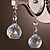  Golden Crystal Wall Light with 1 Lights