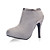  Wildleder High Heel Stiefelette mit glänzenden Armband Mode Schuhe