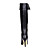 Leatherette Stiletto Heel Knee High Boots With Zipper Party / Evening Shoes