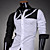  Men's Fashion Contrast Color 100% Cotton Shirt