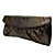  Women's Vintage Chain PU Leather Clutch Bag